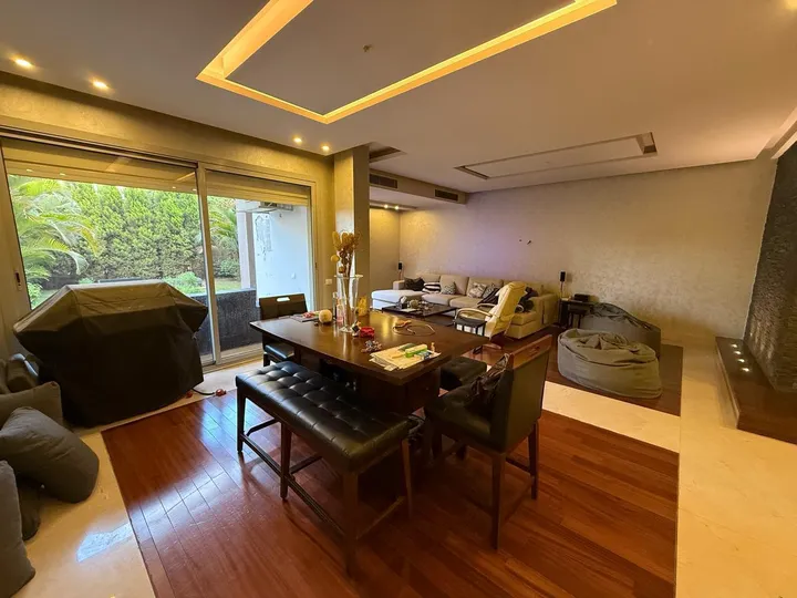 255 m² ground-floor duplex plus 100 m² private garden for sale in Village Garden Katameya