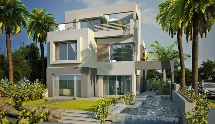 410 m² five-bedroom villa with 360 m² land for sale in Village Garden Katameya