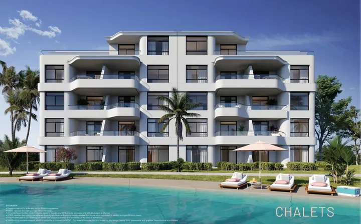 110 m² two-bedroom chalet on the 2nd floor for sale in June SODIC