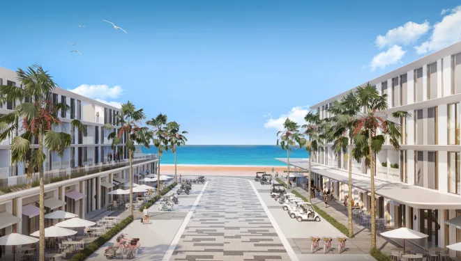 155 m² three-bedroom chalet with lagoon and sea view for sale in June SODIC