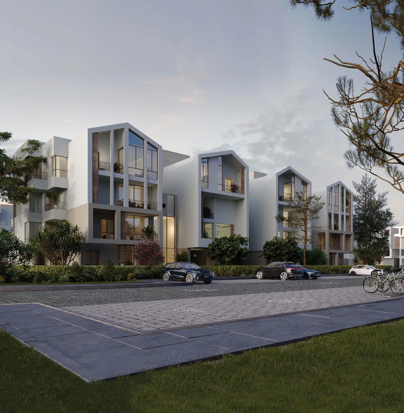 123 m² semi-finished two-bedroom apartment for sale in Karmell SODIC