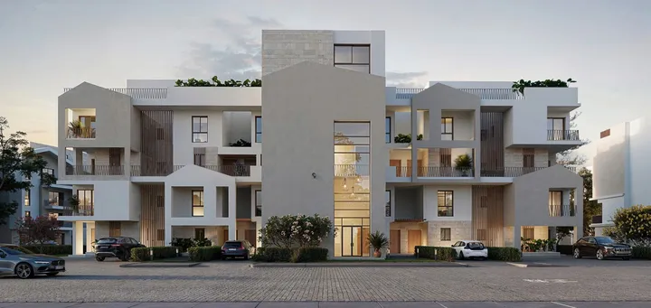150 m² three-bedroom second-floor apartment for sale in Karmell SODIC