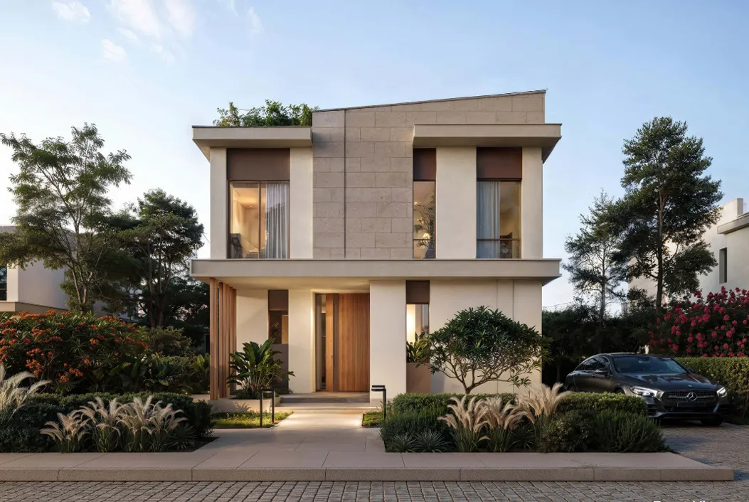 385 m² villa on a 605 m² plot with an 84 m² roof for sale in Karmell SODIC