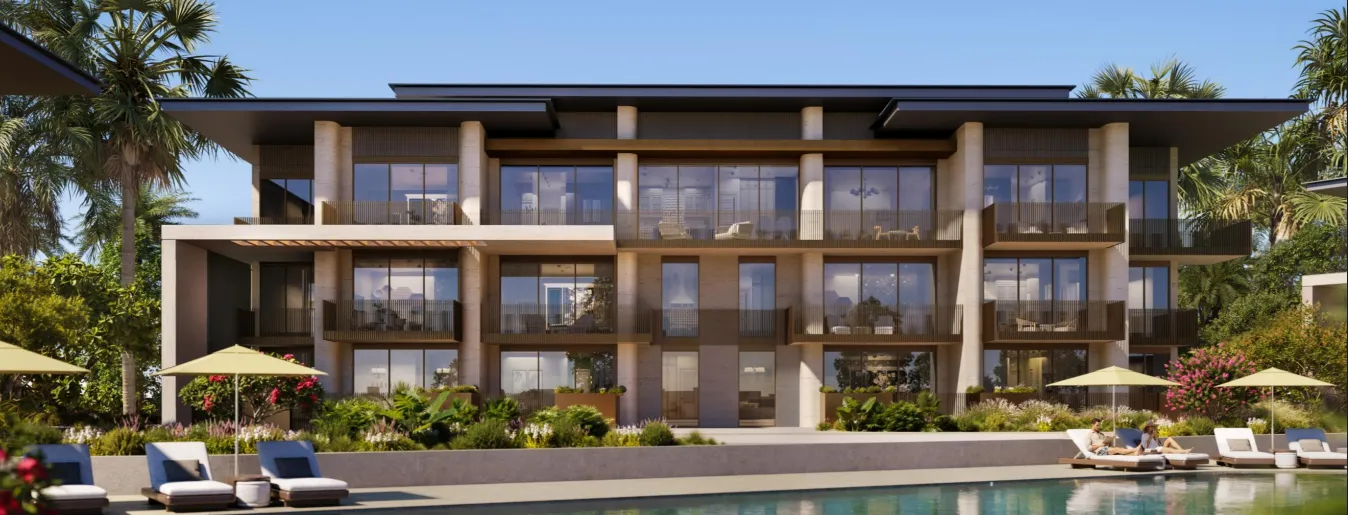 192 m² furnished three-bedroom apartment with a 91 m² garden for sale in Nobu Residence Ogami