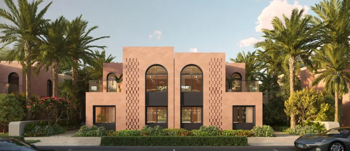 4-bedroom 310 m² villa with a direct lagoon view for sale in Ogami SODIC