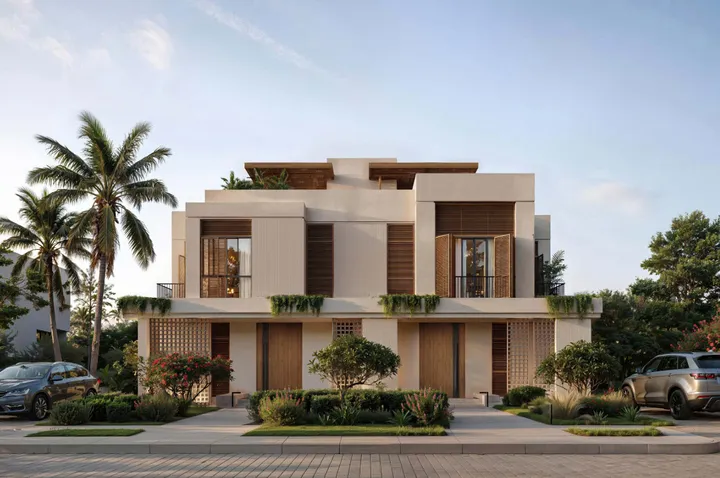 218 m² twin house with a 234 m² garden and 94 m² roof for sale in SODIC Eastvale