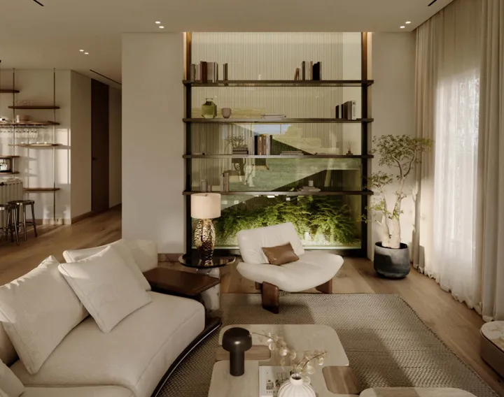 215 m² villa with a 172 m² garden and 77 m² roof for sale in SODIC Eastvale