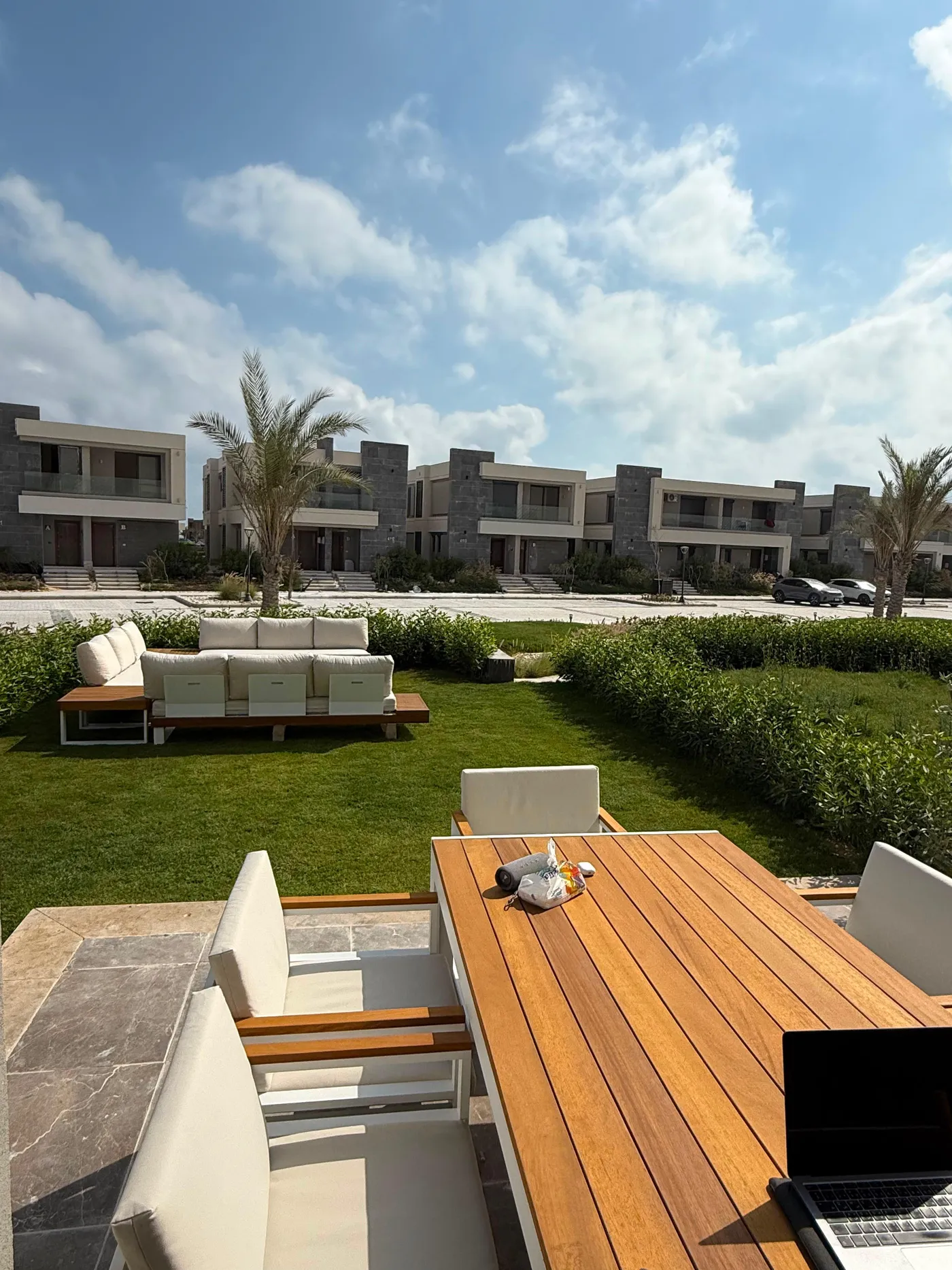 Ready 140 m² 3-bedroom twin house for sale in La Vista Ras El Hekma