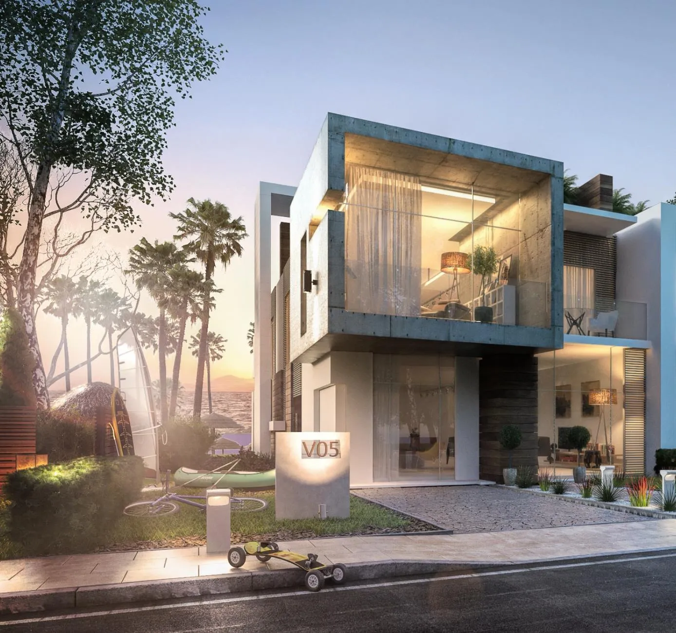 320 m² 4-bedroom developer villa with a 100 m² garden for sale in La Vista Ras El Hekma