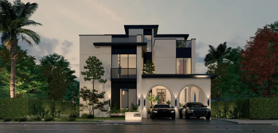 370 m² six-bedroom villa with a 392 m² garden for sale in At East