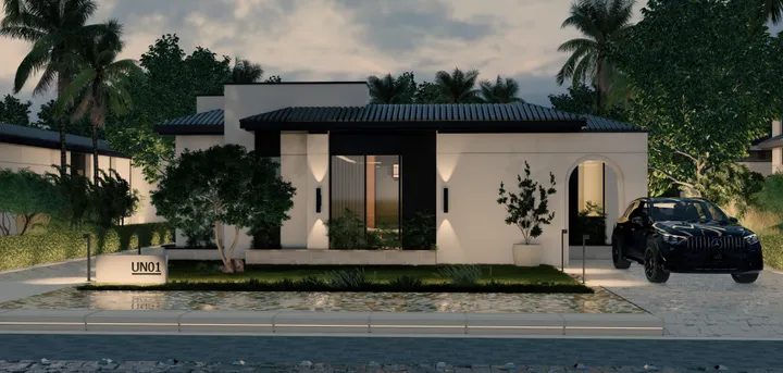 Fully finished 220 m² villa with a 370 m² garden for sale in At East