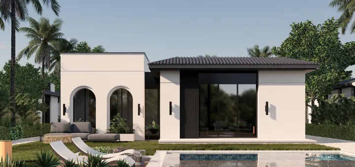 Fully finished 220 m² villa with a 370 m² garden for sale in At East