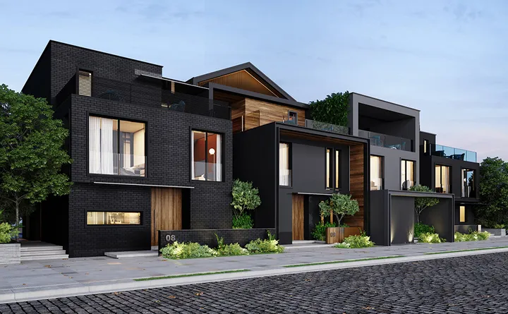 313 m² twin house on a 298 m² plot for sale in The Ridge