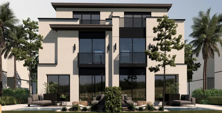 130 m² semi-finished three-bedroom penthouse for sale in At East