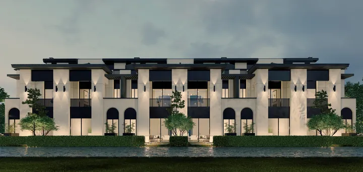 130 m² semi-finished three-bedroom penthouse for sale in At East