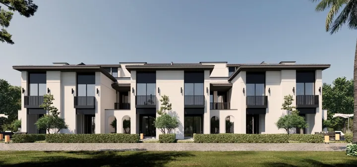 Four-bedroom 180 m² townhouse plus 200 m² garden for sale in At East