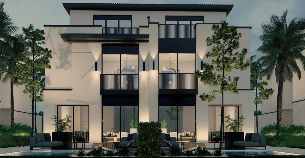 Semi-finished twin house, 190 m² built on 241 m² of land, for sale in At East
