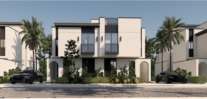 Two-storey twin house, 190 m² on land of 236 m², for sale in At East