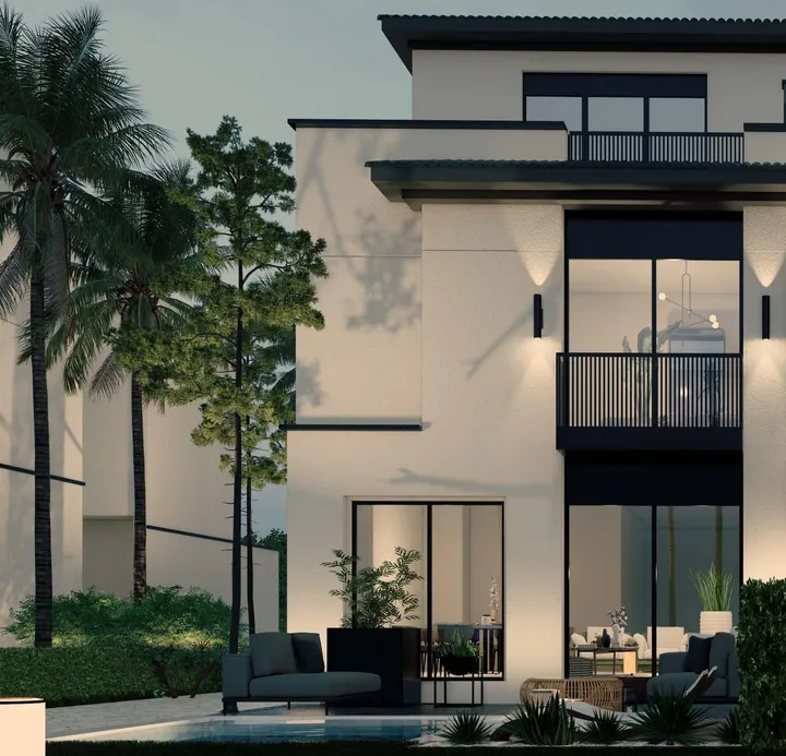 190 m² four-bedroom twin house on a 263 m² plot for sale in At East