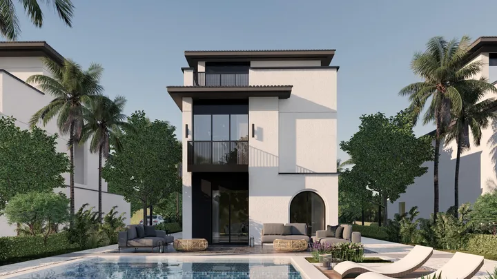 190 m² villa with a 45 m² roof on a 269 m² plot for sale in At East