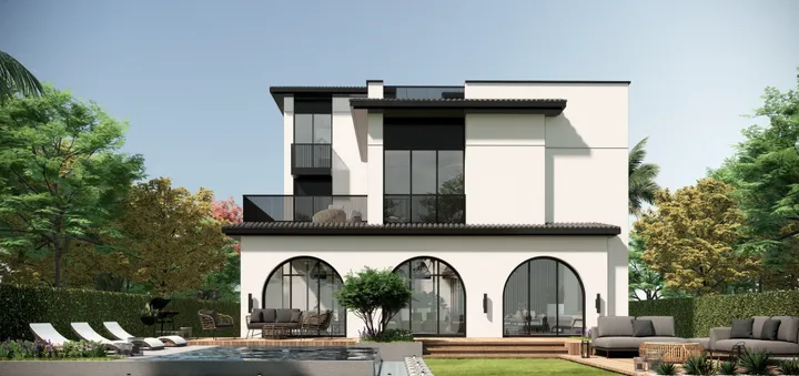 210 m² four-bedroom villa on a 360 m² plot for sale in At East