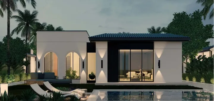 Villa with 220 m² built on a large 550 m² plot for sale in At East