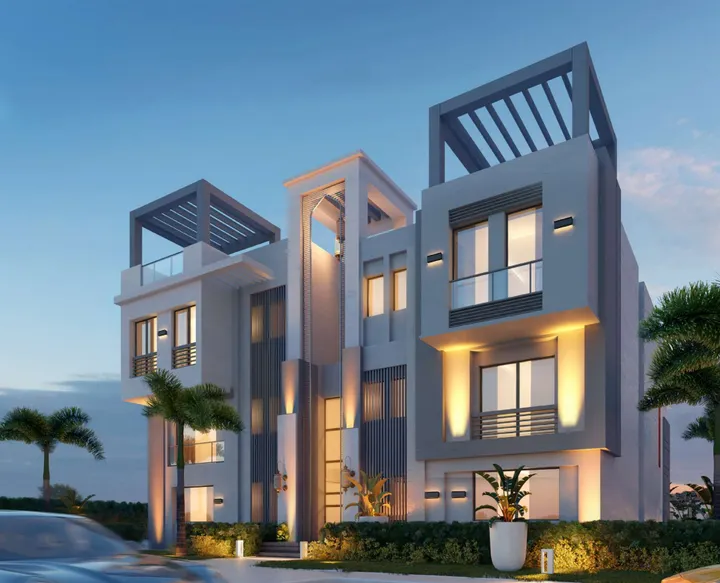 108 m² penthouse with a 108 m² roof, 2028 delivery, for sale in Gaia