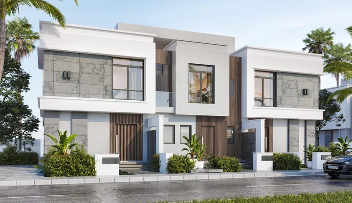 245 m² twin house with a 300 m² garden on a 417 m² plot for sale in Gaia