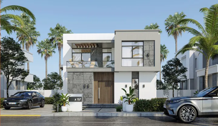 First-row 284 m² sea-view villa for sale in Gaia