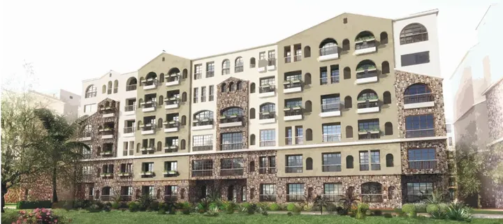 135 m² sixth-floor semi-finished apartment for sale in Green Square