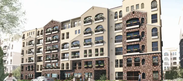135 m² sixth-floor semi-finished apartment for sale in Green Square