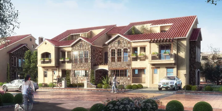 265 m² townhouse on a 380 m² plot with nanny room for sale in Green Square