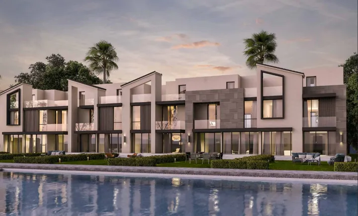 Core and shell 198 m² townhouse on a 150 m² plot for sale in Keeva