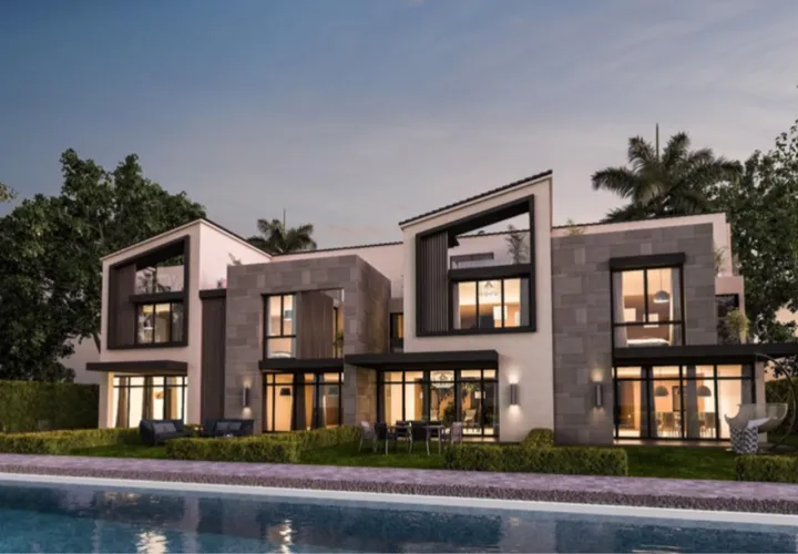 Semi-finished 265 m² Phase 1 twin house for sale in Keeva