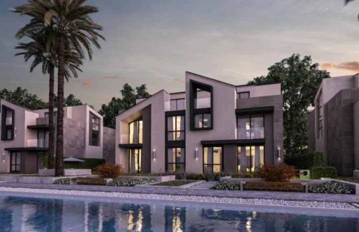 Semi-finished 265 m² Phase 1 twin house for sale in Keeva