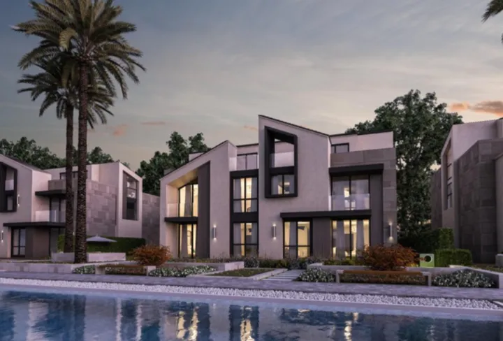 Semi-finished 295 m² villa on a 458 m² plot for sale in Keeva