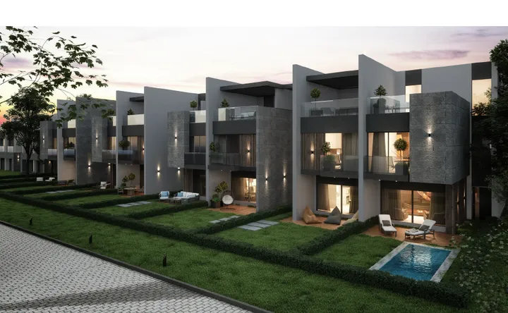 Near-delivery 166 m² townhouse, 150 m² land plot, for sale in Rare