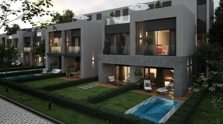 Core-and-shell townhouse, 196 m² built on 185 m² of land, for sale in Rare