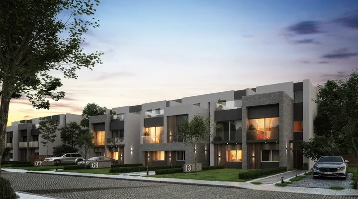 Core-and-shell townhouse, 196 m² built on 185 m² of land, for sale in Rare