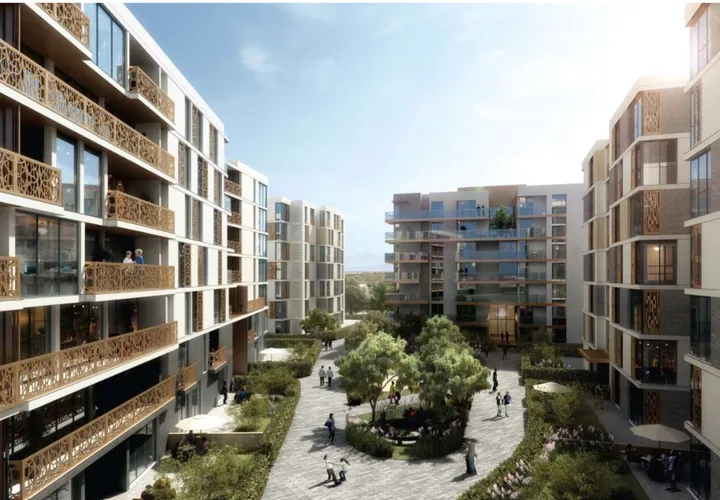 Ready semi-finished 133 m² two-bedroom apartment for sale in The City of Odyssia