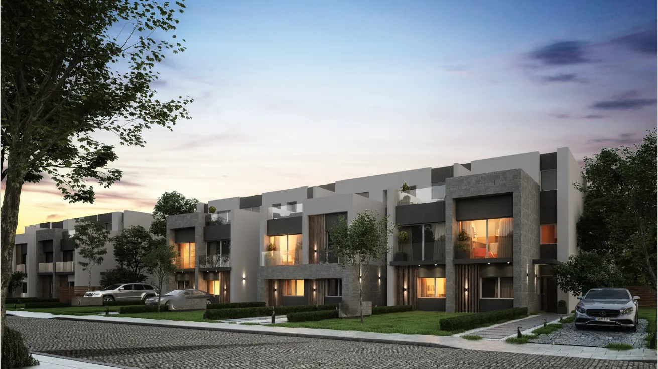 Townhouse of 169 m² built on land of 137 m² for sale in The City of Odyssia