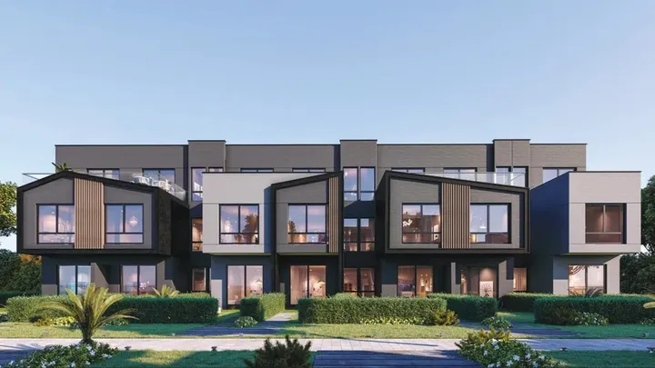 Ready 303 m² four-bedroom townhouse on a 225 m² plot for sale in The Ridge