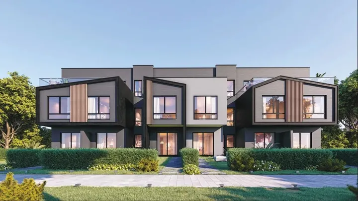 Ready 303 m² four-bedroom townhouse on a 225 m² plot for sale in The Ridge