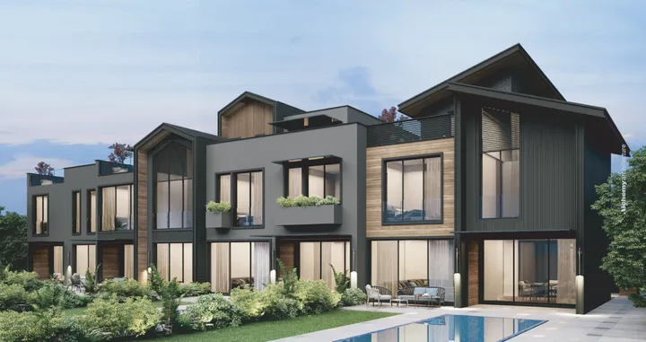 303 m² townhouse with a 165 m² garden and 164 m² roof for sale in The Ridge