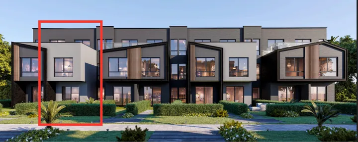 303 m² townhouse with a 165 m² garden and 164 m² roof for sale in The Ridge