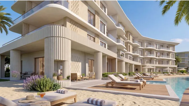 82 m² two-bedroom Youd El Bahr chalet from the developer for sale in Youd