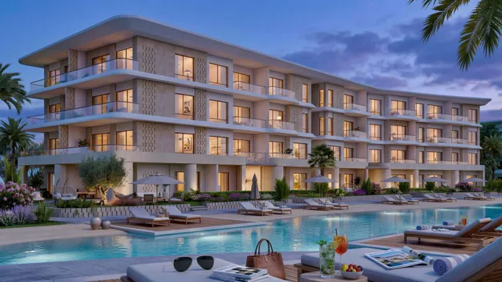82 m² two-bedroom Youd El Bahr chalet from the developer for sale in Youd