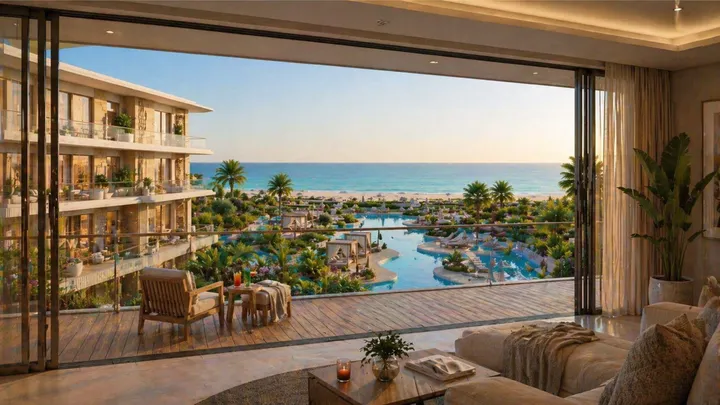 82 m² two-bedroom Youd El Bahr chalet from the developer for sale in Youd