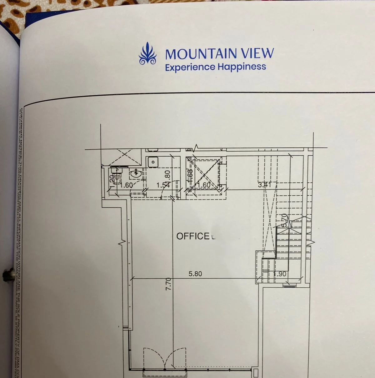 مخطط مبنى إداري 315 م² من 4 طوابق بروف 45 م² للبيع في هارت وورك ماونتن فيو