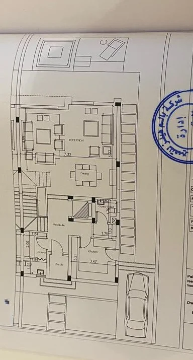 مخطط توين هاوس جاهز 323 م² بأرض 256 م² للبيع في بالم هيلز الإسكندرية
